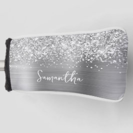 Manuscript Glittery Silver Glam Golfheadcover