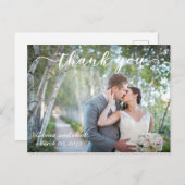 Manuscript Handgeschreven Fotobruiloft Hartelijk d Briefkaart (Voorkant / Achterkant)