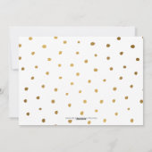 Manuscript Handgeschreven Gold-foto Feestdagenkaart (Achterkant)