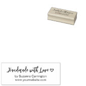 Manuscript Handmade Custom Business Website. Houte Rubberstempel (Gestempeld)