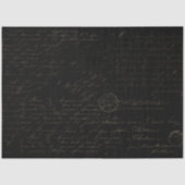 Manuscript Handschrift Handgeschreven Ephemera-ont Tissuepapier (Voorkant)