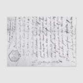  Manuscript Handschrift Tissuepapier (Voorkant)