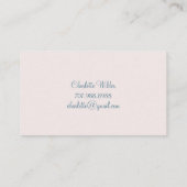 Manuscript Handtekening Aangepaste bijen Contactkaartje (Achterkant)