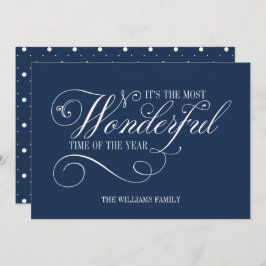 Manuscript het meest prachtige tijd van het Jaar Feestdagenkaart