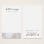 Manuscript Iridescent Pearl Edge die juwelen verdi Visitekaartje (Voorkant /achterkant)