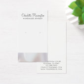 Manuscript Iridescent Pearl Edge die juwelen verdi Visitekaartje (Bureau)