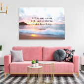 Manuscript, Isaiah 40:26 Canvas Afdruk (Insitu (Woonkamer))