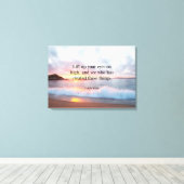 Manuscript, Isaiah 40:26 Canvas Afdruk (Insitu (Houten vloer))