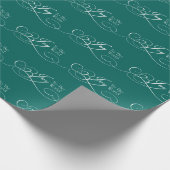 Manuscript Joy to the World Holiday Cadeaupapier (Hoek)