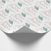 Manuscript kalligrafie Vroegere Familienaam van de Cadeaupapier (Hoek)