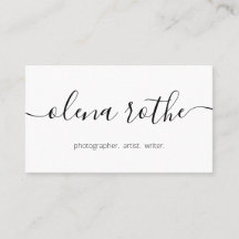 Manuscript kalligrafie, Witte Moderne Professionel