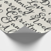 Manuscript. Kerstmis. Cadeaupapier (Hoek)