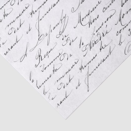 Manuscript Love. Tissuepapier (Detail)