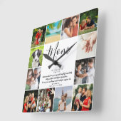 Manuscript Mam Citaat Modern Manuscript 12 de Coll Vierkante Klok (Hoek)