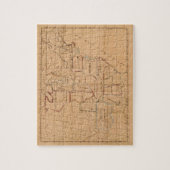 Manuscript Map van de Verenigde Staten (1820) Legpuzzel (Verticaal)