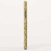 Manuscript meisjesGlam Gold Glitter Monogram Case-Mate iPhone Case (Achterkant/rechts)