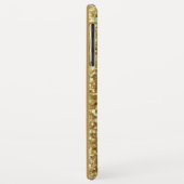 Manuscript meisjesGlam Gold Glitter Monogram Case-Mate iPhone Case (Achterkant/links)