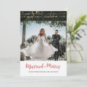 Manuscript met gehuwde en prettige kersthandgeschr feestdagenkaart (Staand voorkant)