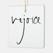 Manuscript met handschrift: heerlijk kerstzwart wi keramisch ornament (Links)