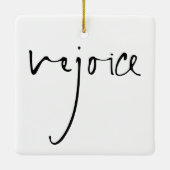 Manuscript met handschrift: heerlijk kerstzwart wi keramisch ornament (Achterkant)