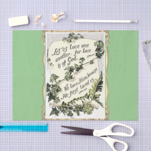 Manuscript met jaloezie tissuepapier (Craft)