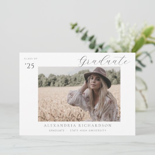 Manuscript Mod Name Foto Afstuderen Aankondiging 4 (Staand voorkant)