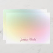 Manuscript Modern Trendy Colorful Sjabloon Typogra (Voorkant / Achterkant)