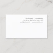 Manuscript Moderne Minimalistische Sjabloon van he Visitekaartje (Achterkant)