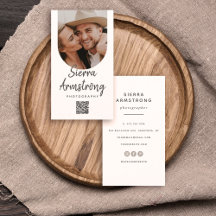 Manuscript Moderne Typografie Fotograaf QR Code