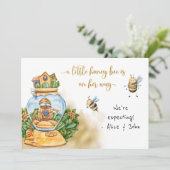 Manuscript Moeder to Bee Zwangerschap Aankondiging (Staand voorkant)