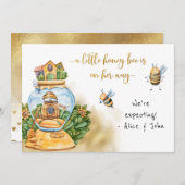 Manuscript Moeder to Bee Zwangerschap Aankondiging (Voorkant / Achterkant)