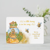 Manuscript Moeder to Bee Zwangerschap Aankondiging (Staand Voorkant)