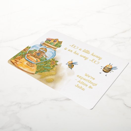 Manuscript Moeder to Bee Zwangerschap Aankondiging (Gedraaid)