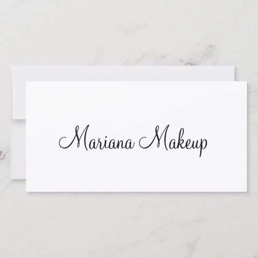 Manuscript Monogram Business Cadeaubon (Achterkant)