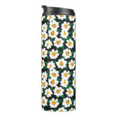 Manuscript Monogram Flowers Thermal Tumbler Thermosbeker (Geroteerd rechts)