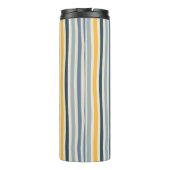 Manuscript Monogram gekleurde Lijnen Thermosbeker (Achterkant)