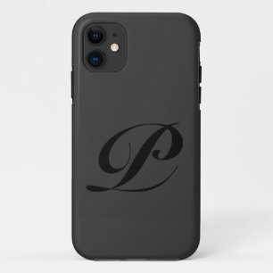 Manuscript P iPhone Case
