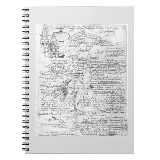 Manuscript page, Fyodor Dostoyevsky's roman Demons Notitieboek (Voorkant)