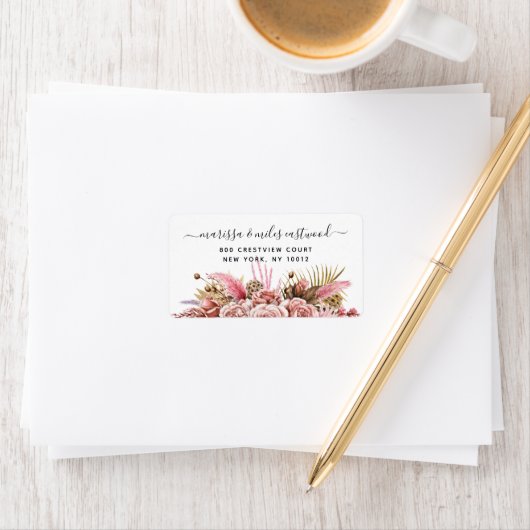 Manuscript Passen getrouwd het Etiket van het het (Insitu)