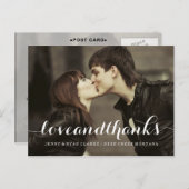 MANUSCRIPT %PIPE% VAN DE LIEFDE & VAN HET BEDANKT BRIEFKAART (Voorkant / Achterkant)