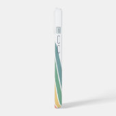 Manuscript Rainbow-kleuren rebootbundel retrijn iPhone 15 Case (Linkerkant)