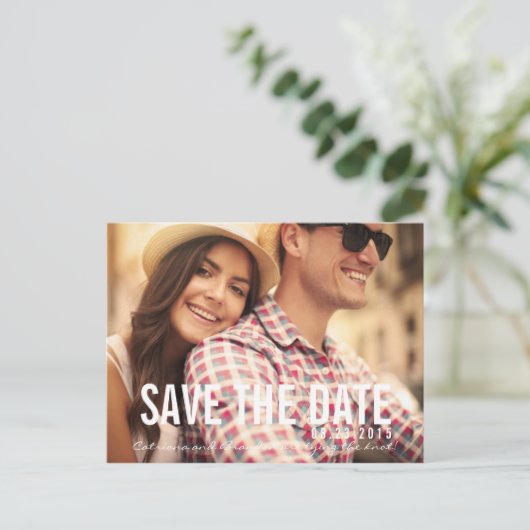  Manuscript sparen het Briefkaart van de Aankondig (Staand voorkant)