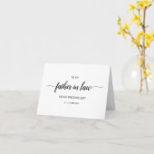 Manuscript to My Father in Law on My Wedding Day K Kaart (Gele Bloem)