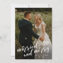 Manuscript trouwde en Merry Weduwen Foto Kerstmis