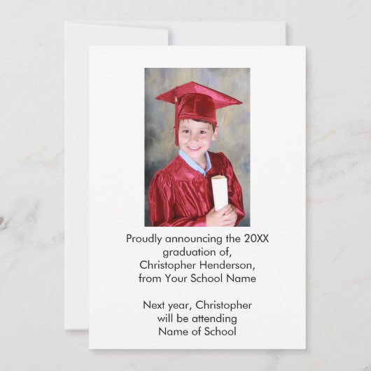 Manuscript Twee Aankondiging van het Afstuderen va (Achterkant)