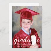 Manuscript Twee Aankondiging van het Afstuderen va (Voorkant / Achterkant)