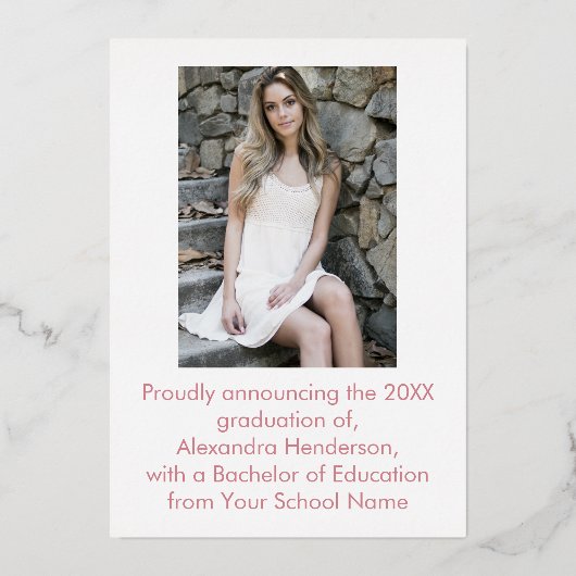 Manuscript Twee Aankondiging van het Afstuderen va (Achterkant)