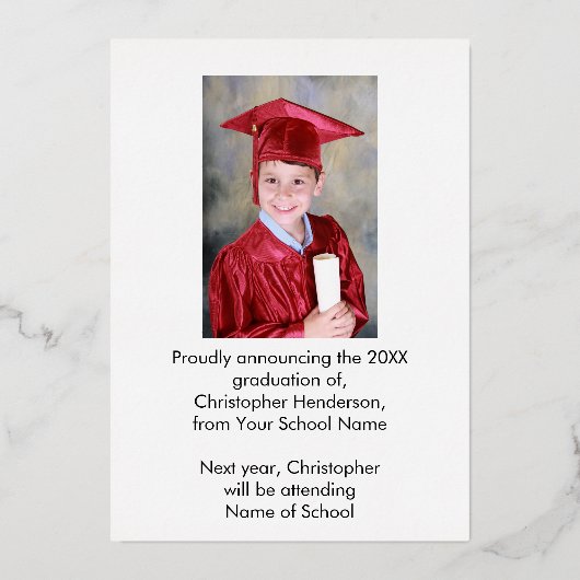 Manuscript Twee Aankondiging van het Afstuderen va (Achterkant)