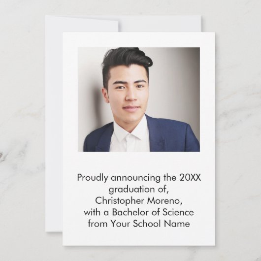 Manuscript Twee Aankondiging van het Afstuderen va (Achterkant)