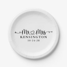 Manuscript Typografie personaliseerde de heer Mrs 